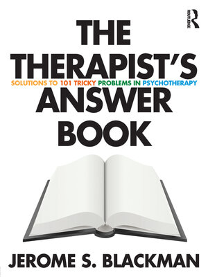 cover image of The Therapist's Answer Book